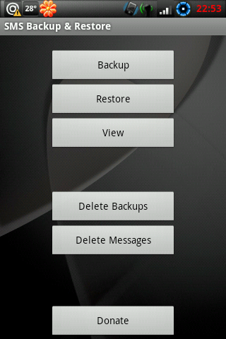 SMS backup&restore